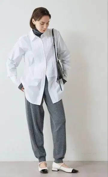 Whim Gazette 캐시미어 혼방 니트 팬츠