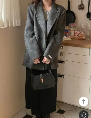 울 헤링본 핸드메이드 자켓