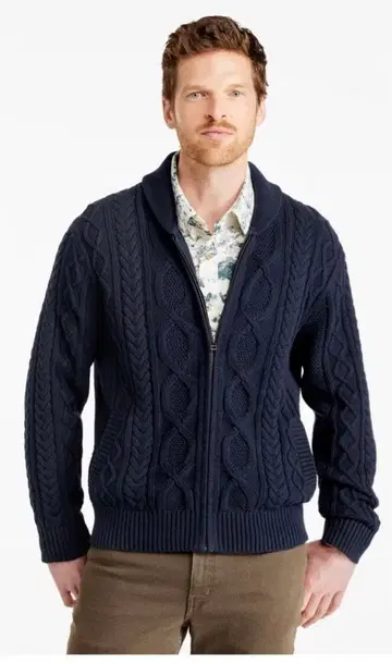 L.L.Bean 엘엘빈 풀 집업 피셔맨 스웨터 스웨터