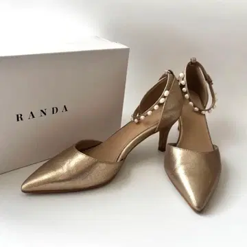 RANDA 골드 펌프스 L 사이즈