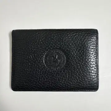 [ POLO CLUB ] 폴로 블랙 가죽 카드 케이스 2 포켓