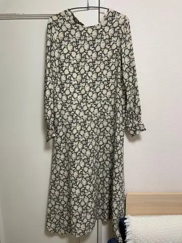 타카야마 미야코 콜라보 꽃무늬 롱 원피스 M 사이즈