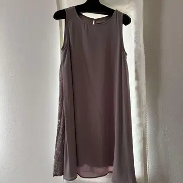 MERCURYDUO 슬리브리스 무릎 기장 원피스 F