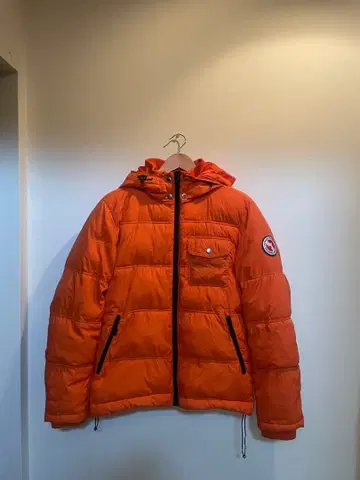 OUTDOOR PRODUCTS 오렌지 다운 자켓 M