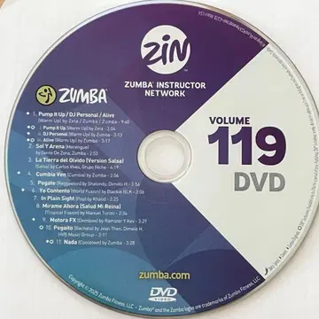 Zumba Zin 119 DVD