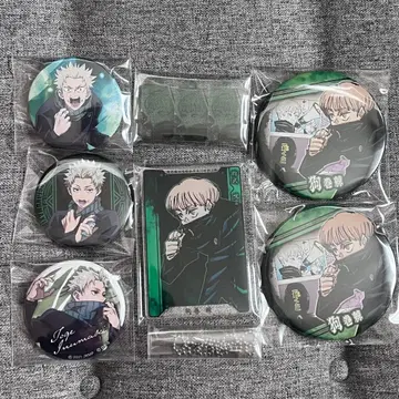 주술회전 이누마키 토게 캔뱃지 스탯 카드 원작