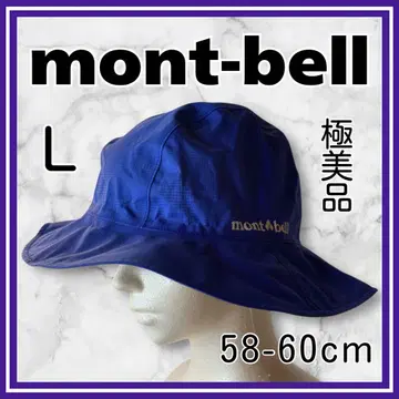 새상품급 몽벨 GORE-TEX 크러셔 모자 Men's 블루 L