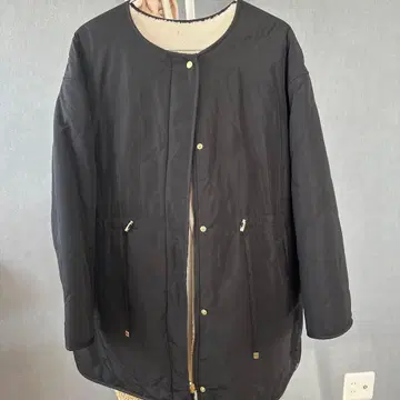 글로벌 워크 리버서블 블루종 보아 자켓 퀼팅 코트