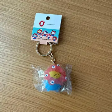 만박 산리오 미야쿠미야쿠 클리어 키링 폼폼푸딩