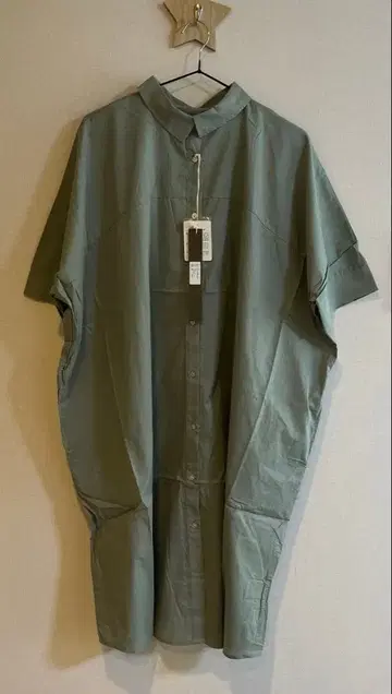 택 포함 새상품! 셔츠 원피스