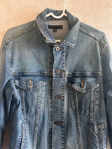 올드 유니클로 라이트 블루 데님 자켓