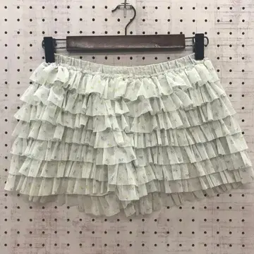 코켓 레트로 구제 의류 꽃무늬 프린트 쉬폰 티어드 프릴 숏팬츠