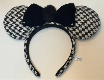 하운드 투스 패턴 머리띠