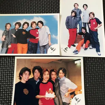 아라시 로고 사진 3장 세트