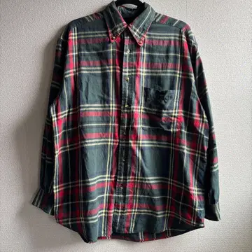 nautica 체크 셔츠 빨간색 그린