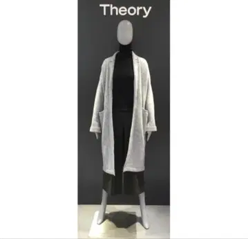 가격 인하 새상품급 띠어리 Theory 니트 코트 그레이 S