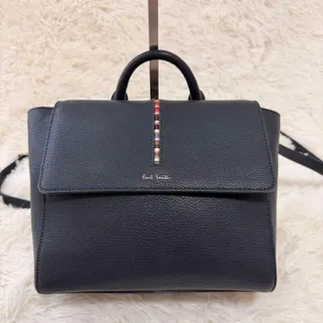 컨디션 최상 Paul Smith 네이비 가죽 숄더백 3WAY
