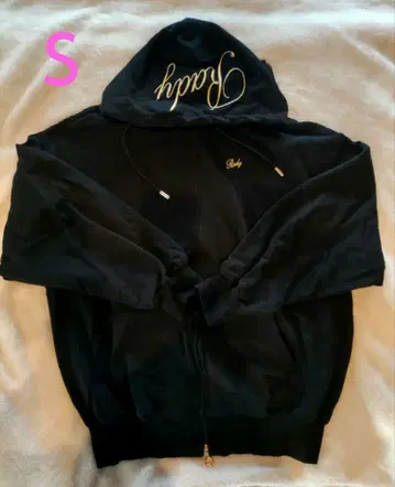 [ 새상품급 ] Rady 레이디 후드티 블랙 골드 S 사이즈