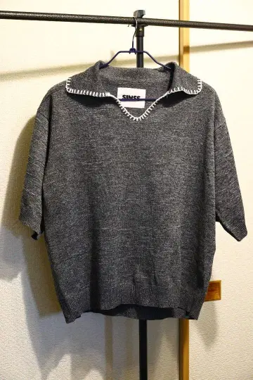 SINSS 스티치 니트 피케 셔츠 S 남성용