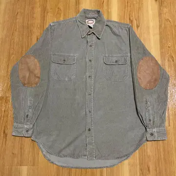 80s 바나나리퍼블릭 엘보우 패치 코듀로이 셔츠 S