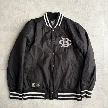 BLUE CROSS 바시티 자켓 블랙 L