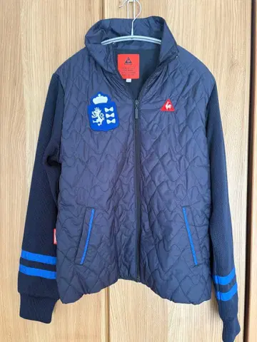 여성용 골프 자켓 네이비 퀼팅