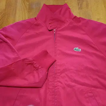 Lacoste 레드 집업 자켓
