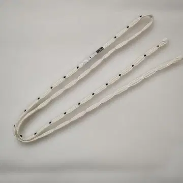 허리띠 오비 화이트 블랙 카라 히데 와소안 미사용 새상품