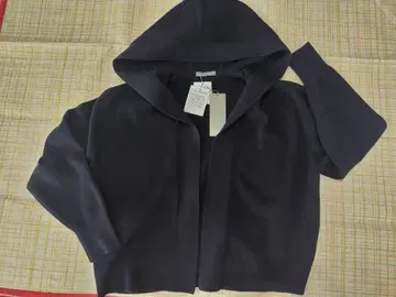 THEORY 후드 부착 가디건