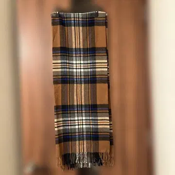 존스턴스 캐시미어 머플러 체크