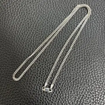 실버 체인 목걸이 50cm 9g
