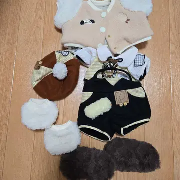 더피 프렌즈 봉제 인형 코스튬 새우튀김 탐정