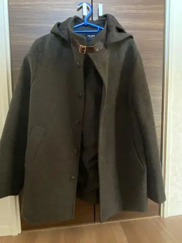 빔즈 하트] 코트 후디드 스탠드 카라 코트 남성용