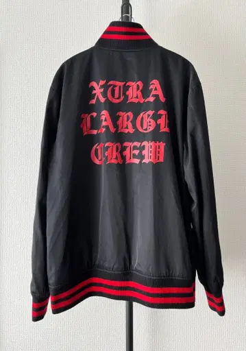 XLARGE x Champion 바시티 자켓 나일론 점퍼