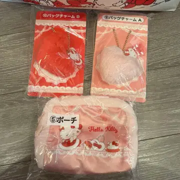 헬로키티 백참 A B 파우치 묶음 판매 뽑기