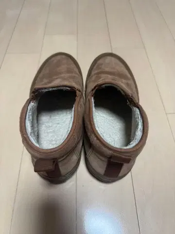 [ VANS ] 브라운 슬립온 어그 부츠