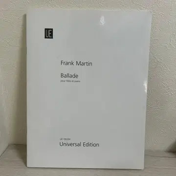 [플루트 악보] 프랑크 마르탱 발라드