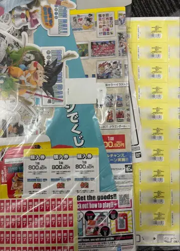 제일복권 DRAGON BALL 40th ~그 첫 번째~ 홍보물 세트