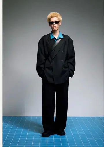 ZARA x maison 더블 테일러드 자켓 Msize