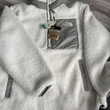 THE NORTH FACE 플리스 자켓 화이트/그레이