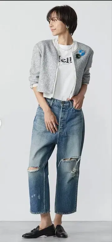 매디슨 블루 데미지 데님