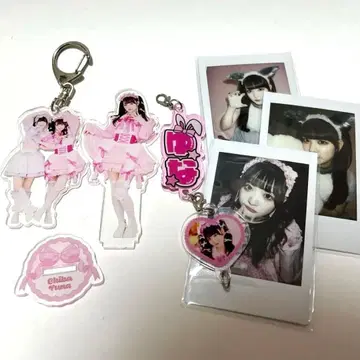 큐루링 해봐 치바 유나 아크릴 스탠드 아크릴 키링 폴라로이드 묶음 판매