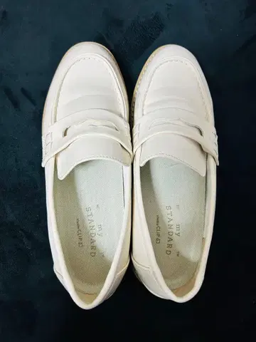 my STANDARD 화이트 로퍼 화이트 컬러