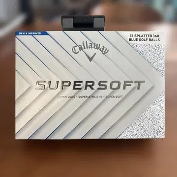 캘러웨이 슈퍼 소프트 12 스플래터 360 골프공 블루