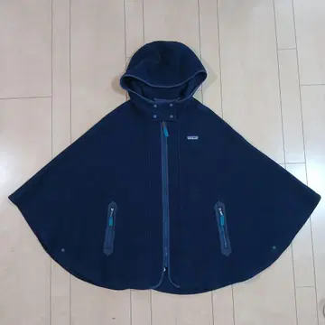 레어 patagonia 플리스 판초 XS/S 네이비 FA16