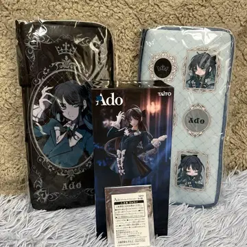 [라운드원 한정판] Ado 피규어 & 응원봉 케이스 & 다이컷 스티커