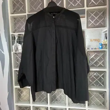 mizul 긴팔 셔츠 블랙