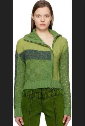 가격 인하 가능! Andersson Bell 패치워크 집업 가디건