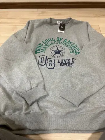 빅 사이즈 그레이 트레이닝복 6L