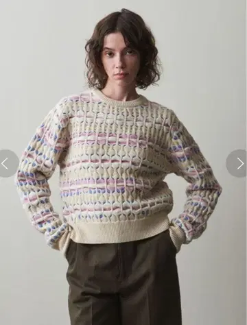 [ 새상품급 ] steven alan 자카드 편직 니트 즉시 구매 OK